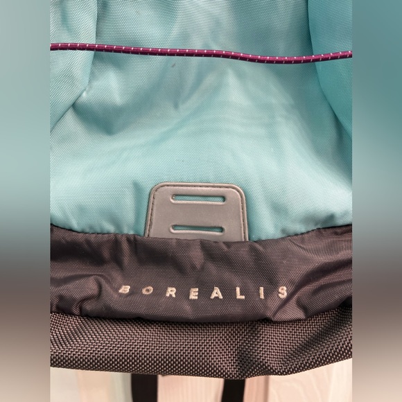 The North Face Borealis School College Travel Hike Aqua Green Large Backpack - Picture 12 of 14